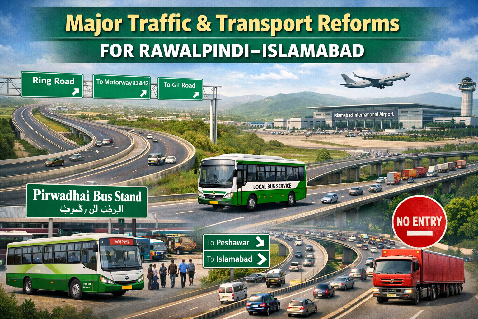 Major Traffic & Transport Reforms Planned for Rawalpindi–Islamabad