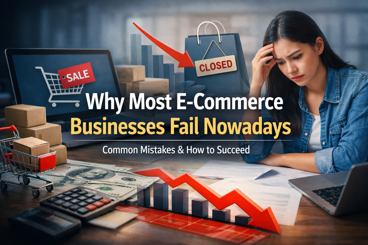 why most e commerce businesses fail nowadays